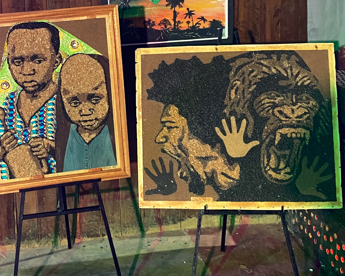 Bukavu : L’artiste visuel Cikuru Cirimwami dit Ciku’s présente les tableaux « larmes de la terre » à « Expo Galerie d’Art »