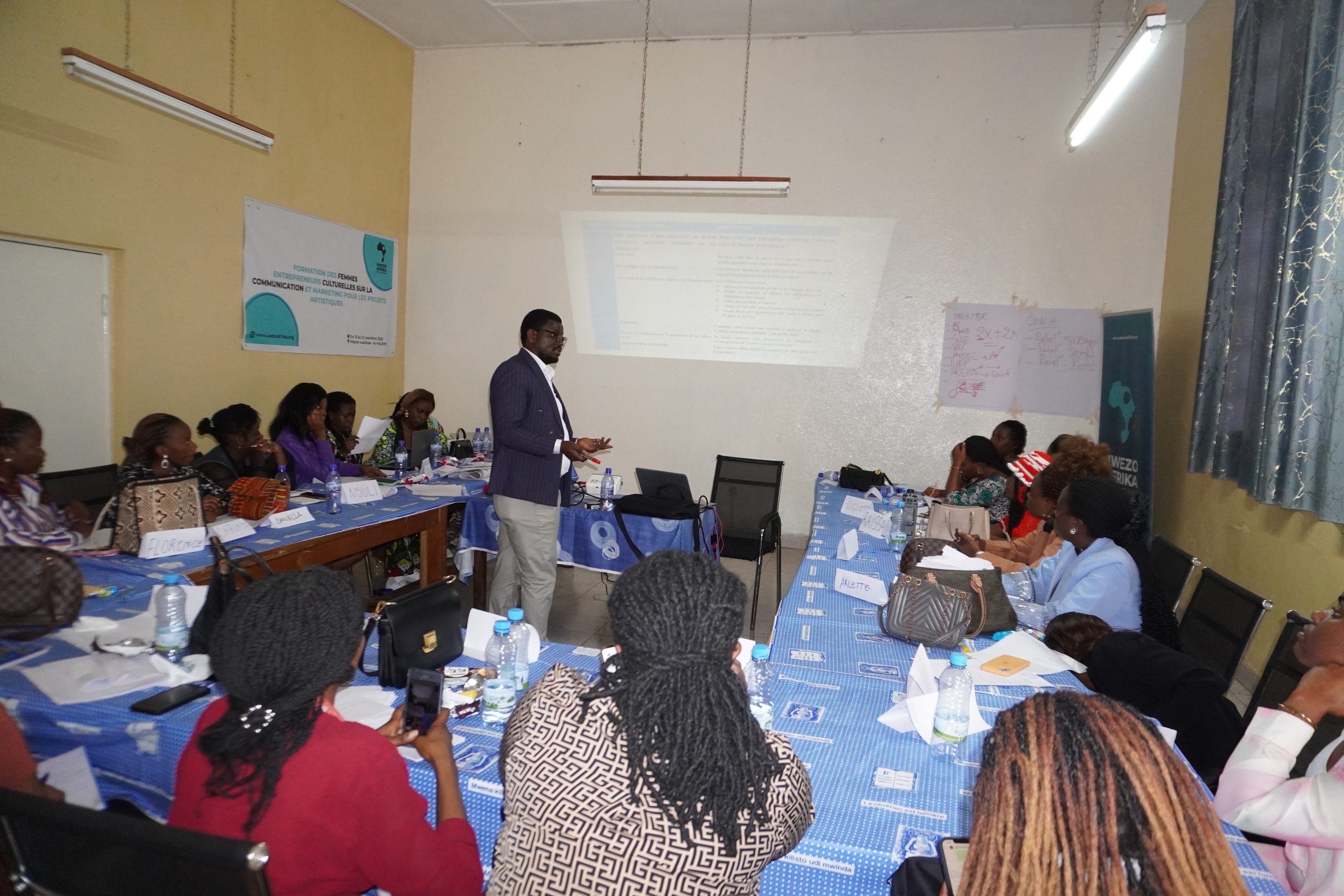 Bukavu : Uwezo Afrika initiative capacite 31 femmes entrepreneures culturelles  sur la communication et le marketing culturel