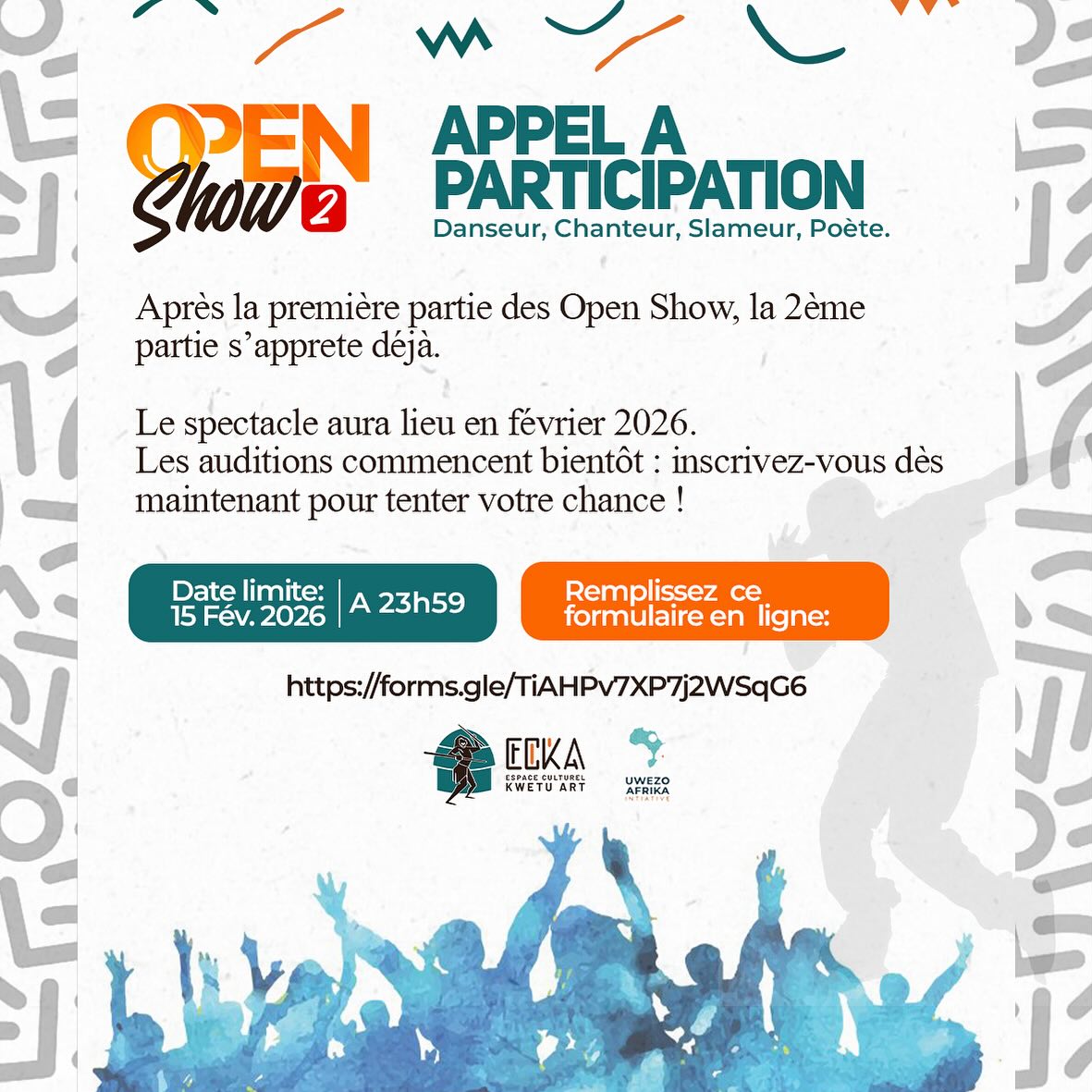 Bukavu : ECKA inscrit des artistes pour le spectacle « Open show » de Février
