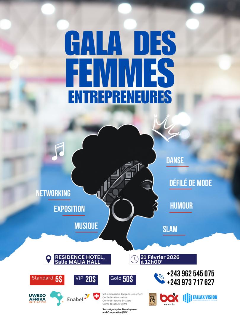 Bukavu : Le Gala des femmes entrepreneures promeut la créativité artistique féminine locale
