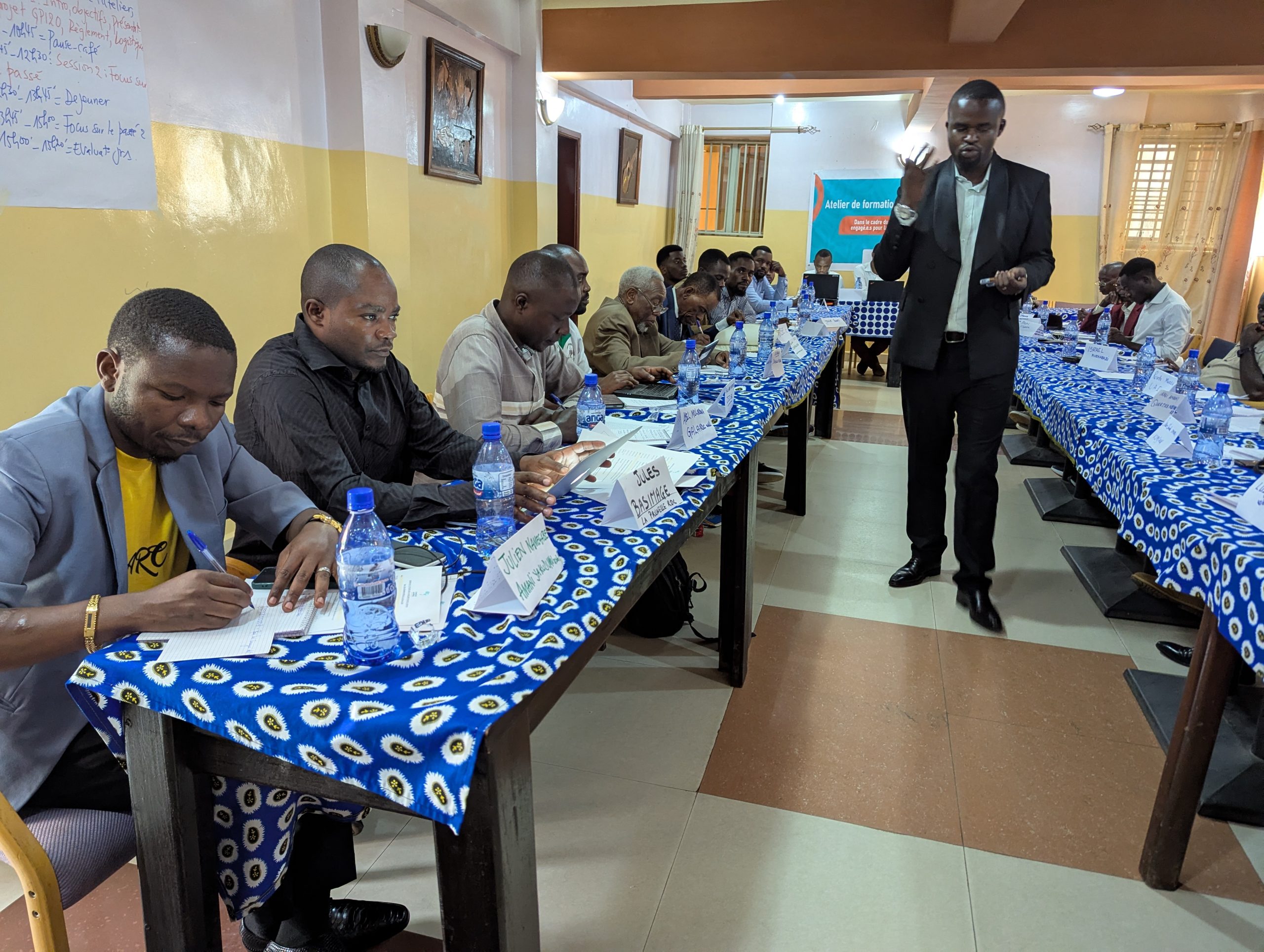 Bukavu : 25 hommes champions de la masculinité positive engagés dans la lutte contre les VBG.