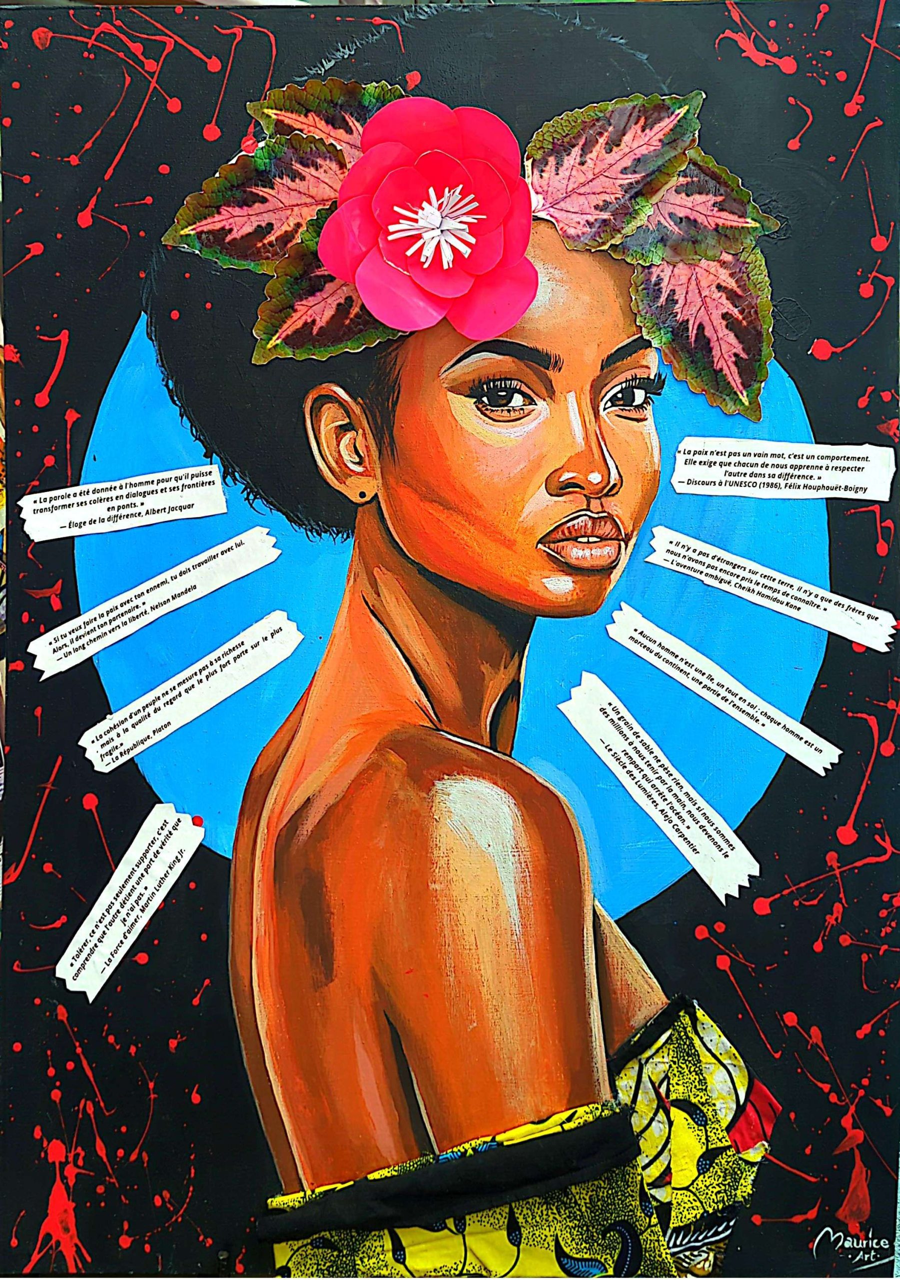 Bukavu : Maurice Mubalama célèbre la paix à travers « La beauté dans la diversité »