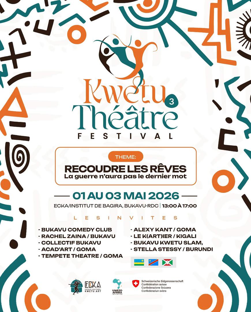 Bukavu : Le centre culturel Ecka lance la troisième édition du Festival kwetu théâtre